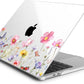Batianda Premium Case for New MacBook Air 15 inch 2025 2024 2023 with M4 M3 M2 Chip, Floral Designed Protective Plastic Hardshell & Keyboard Cover & Screen Protector, Spring Flowers