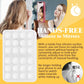 Anteel MAX Silicone Suction Phone Case Adhesive Mount, Upgraded Super Strong Grip, Durable, Easy to Use, Hands-Free Sticky Phone Holder for Selfies, Tiktok Videos, 2.56"x3.94" (LPE&LPE)