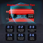 LVYUAN 1000W Car Power Inverter 12V to 110V / 120V DC to AC with 2 US Sockets, Cigarette Lighter, LCD Display, USB Ports for Car, Home, Outdoor, Camping