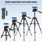 NEEWER Entry Level Version Mini Desk Phone Tripod Compatible with iPhone for Video Recording, Small Compact Table Top DSLR Camera Camcorder Webcam Stand, 3 Way Pan Tilt Head & Cell Phone Holder, TP52