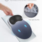Ergonomic Mouse Pad with Wrist Rest, Large Mousepad(10.6'' x 9''), Wrist Support Mouse Mat with Non-Slip Base, Pain Relief for Laptop & Computer(Gradient Blue Black)