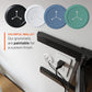 ECHOGEAR Wall Cable Hiders for Cable Management - 2.25" Mini Cord Hider Conceals 3 Low Voltage Cables Behind Wall - Perfect for Speakers, Mounted TVs, Desks & More - White 4-Pack