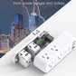 Outlet Extender with Rotating Plug, Mifaso Surge Protector 6 AC Multi Plug Wall Outlets and 3 USB Ports, 1800 Joules, 3-Sided Swivel Power Strip Spaced Splitter for Home, Travel, Dorm Room Essentials