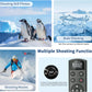 Rechargeable Shutter Release for Nikon AODELAN Wireless Camera Remote Control Compatible with COOLPIX P1000, P1100, P950, B600, A1000, Z50, Z30, Z fc, Z6 II, Z7 II,Z5, Replaces Nikon ML-L7(Black)