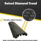 Kable Kontrol Drop Over Floor Cord Cover – 40” Inch Long 3 Channel Cable or Wire Protector – Rubber Ramp for Indoor and Outdoor Use – Black