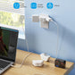 TROND Outlet Extender 3 Pack - Multi Plug Wall Outlet, 3-Prong Grounded Wall Splitter, 3 Way Angled Plug Adapter, Cruise Ship Essentials, Multiple Expander for Travel Home Office Dorm Room, White
