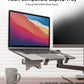 VESA Laptop Tray for Monitor Mount, Holds Laptops up to 17.3 Inches and 28.6 lbs, Fits 100x100mm VESA, Notebook Tray Office Desk Accessories, Silver