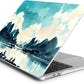 Batianda Premium Case for New MacBook Air 15 inch 2025 M4 2024 2023 with M3 M2 Chip Model A3241/A3114, Designed Protective Plastic Hardshell & Keyboard Cover & Screen Protector, Landscape Painting
