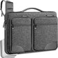 Hseok Laptop Case 15 15.6 16 inch Sleeve with Handle and Hidden Strap,Compatible with MacBook Pro 15.4 16, 360° Protective PC Briefcase with 4 Pockets for Laptop Accessory,Easy to Carrying, Grass ash
