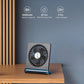 Koonie Portable Desk Fan, 3.5-20hrs Battery Operated Small USB Fan with Ultra Quiet 220° Tilt Folding, Rechargeable Personal Fan with 3 Speeds Strong Wind for Home Office Desktop, Black