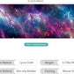 Dynippy Thin Extended Gaming Mouse Pad （31.5 * 11.8 * 0.08 inch） with Stitched Edges Large Mousepad Long XXL Keyboard and Mouse pad Desk Mat for Gaming Office & Home - Galaxy Nebula Space
