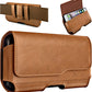 DeBin Case for Galaxy A15 A25 A35 A54 5G A53 A52 A51 A50 A20 Note 20 10+ Note 9 8 XCover Pro S24 FE S23 FE Cell Phone Belt Holder Holster Clip Pouch Cover (Fits Samsung Phone with Otterbox Case) Brown