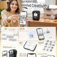 Phomemo M110 Label Maker - Label Maker Machine with Tape Portable Bluetooth Barcode Label Printer for Small Business, Address, Logo, Clothing, Mailing, with 40x30mm Label, Black