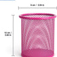 Tamaki Pen Holder Cup for Desk, Wire Mesh Pencil Cup Holder for Desk Office Pen Organizer (Pink)
