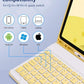AnMengXinLing Lovely Keyboard Case for iPad 9th/8th/7th Generation with Mouse,Case for iPad9 iPad8 iPad7 10.2 inch with Pencil Holder and Deatachable Keyboard Mouse, Mint Green