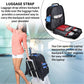 SHRRADOO Extra Large 50L Travel Laptop Backpack with USB Charging Port, College High School Backpack Airline Approved Business Work Bag Fits 17 Inch Computer for Men Women