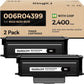 B230 B225 B235 Black Toner Cartridge 2-Pack with New chip Replacement for Xerox 006R04399 006r04400 High-Yield Toner Compatible with Xerox B225 B235 B230 B225DNI B235DNI B230DNI Printer Ink All-in-One