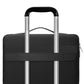 MOSISO 360 Protective Laptop Case 15 inch, Laptop Sleeve Compatible with MacBook Air 15 M4 A3241 M3 A3114 M2 A2941 2025-2023, Dell XPS 15, Side Open Bag with 2 Raised&1 Flapover Pockets, Black