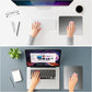 ITNRSIIET Mouse Pad Non-Slip Rubber Base Smooth Surface Stitched Edges Waterproof Durable Compatible with All Mice for Office & Gaming, Desk Accessory, 10.2x8.3x0.12 inch, Ash Gradient