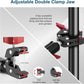 Motorcycle Mount kit for Insta36O X5 X4, Bike Handlebar Clamp Mount and 59" Invisible Selfie Stick Bundle Kit, Heavy-Duty Super Clamp Camera Ebike ATV Mount for G02/3 /3S/Ace, GoPr0 13,JC017