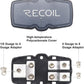 Recoil MFH12 2 Way Mini-ANL Fused Distribution Block, 1 X 0/2/4 Gauge in / 2 X 4/8 Gauge Out Fused Distribution Block with 60A, 80A, 100A Fuses, Solid Brass for Maximum Power Transfer