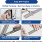 Cord Cover Floor 6ft Grey, PVC Floor Cable Cover, Cord Hider Floor Cord Protector Prevent Cable Trips & Protect Wires, Floor Cable Management Hide Cords on Floor, Cord Cavity - W0.47 x H0.28