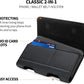 BECPLT for Galaxy S24 Ultra S23 Ultra 5G S22 Ultra 5G Holster Case, Leather iPhone 15 Pro Max Belt Clip Holster Pouch Carrying Sleeve with ID Card Holder for Galaxy A14 A12 A42 Note 20 Ultra (Black)