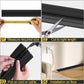 MYFAMIREA 20FT Floor Cord Cover Heavy Duty Cable Cover Protector 3 Channels Extension PVC Floor Wire Cover Outdoor Cord Hider Management Cord Cover for Wire on Floor Home Outdoor (2PCS 10FT, Black)