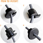 Wall Bushing Grommet for Starlink Dishy Router Ethernet Adapter Cable, Starlink Cable Routing Kit Feed-Through for 1 inch Wall Hole and Furnitures Wire Hole (Black, 3 Pack)