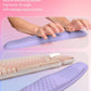 Hokafenle 2in1 Combination, Wave Keyboard Wrist Rest and Ergonomic Curvature Mouse Pad Wrist Support for Relieve Wrist Pain, Filled with Soft Cushion Memory Foam, Purplish Blue