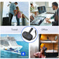 ORICO Travel Power Strip PD20W with 4 AC Outlets 3 USB Ports (1 USB-C), 4FT Flat Plug Extension Cord, Compact Portable Design for Business Travel, Cruise Ship Essentials-AP3