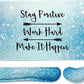 Large Mouse Pad and Keyboard Wrist Rest, Desk Pad for Keyboard and Mouse, 4-in-1 Large Gaming Mouse Pad with Wrist Support for Home Office Study Game-Stay Positive
