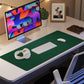 Leather Desk Pad Protector,Desk Mat,Large Mouse Pad, Non-Slip Desk Pad, Waterproof PU Leather Desk Blotter Mat, Desk Cover for Office and Home (Green, 36" x 17")