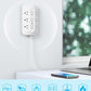 Wall Outlet Extender, 9 Outlet Splitter with 4 USB Ports (2 USB C), Multi Plug Wall Outlet Expander, 3-Sided Wall Charger Power Strip for Home, Office, Dorm, White