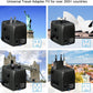 International Travel Adapter Voltage Converter to Step Down 230V to 120V for Hair straighteners, laptops, Cell Phones, Power converters from USA to UK, Europe, Australia Over 200
