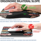 Ergonomic Raised Mouse Pad Wrist Support with Bilateral Slope Memory Foam Mousepad for Wrist Rest and Carpal Tunnel Pain Relief 11.8x7.9〃Cat Claws