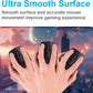 Digital Anime City Night View Office Art Desk Mat, Female Aesthetic Style Oversized Stitched Edge Laptop Keyboard Desk Mat 35.4 x 15.7 x 0.12 Inches