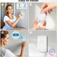 Headphone Stand, Wall Mount Headset Hanger, Gaming Headphone Holder Hook Clip, Foldable Headset Stand Desk Holder for PC Earphone Accessories, White(1 Pack)