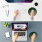 ITNRSIIET Mouse Pad Non-Slip Rubber Base Smooth Surface Stitched Edges Waterproof Durable Compatible with All Mice for Office & Gaming, Desk Accessory, Diameter 8.7 inch, Forest Gradient
