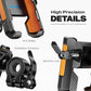 New Upgraded Bike Phone Mount Holder Two Connectors Quickly Lock and Release,360°Rotatable Bicycle Motorcycle Scooter Accessories Handlebar Phone Clip for 4.0"-7.0" Smartphone (Orange)