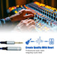 LDKCOK 1/4 inch TRS Extension Cable 10ft, 1/4" Male to Female Stereo Headphone Guitar Cable