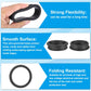 PATIKIL 60.6mm / 2-3/8 Inch Drill Hole,2-1/8 Inch ID Rubber Grommets, 3Pcs Top Hat Grommet for Wiring Eyelet Ring Gasket Automotive Firewall Cable Hole Plugs Wires Protection, Black