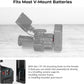 SmallRig Battery Plate with V-Lock Mount with Dual 15mm Rod Clamp Kit for Camera Power Supply - 4958