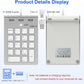 Wired USB C/A Number Pad - Numeric Keypad & Hub with 3 USB2.0 Ports - Portable Slim 18 Key Number Keypad Keyboard for Laptop PC Pad Surface MacBook, Wired Numeric Keypad with Type C & USB Cable 1.6Ft