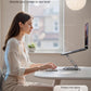 Lamicall Adjustable Laptop Stand for Desk - 360 Rotating Base Ergonomic Computer Stand, Aluminum Laptop Riser Foldable Protable for Office Home fits MacBook Air Pro, Dell, HP (10-17.3'') -Sliver