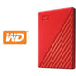 WD 5TB My Passport, Portable External Hard Drive, Red, Backup Software with Defense Against ransomware, and Password Protection, USB 3.1/USB 3.0 Compatible - WDBPKJ0050BRD-WESN