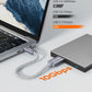 CableCreation 1FT*2 USB C to Micro B Cable,10Gbps Speed External Hard Drive Braided,USB 3.1 Type C to Micro B Work for iPhone 15 Series,Seagate WD Westgate My Passport,MacBook Pro,iPad/Tablet,Grey