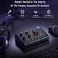 Synido Podcast Equipment, Audio Interface for Podcasting with Pro-preamp, 48V Phantom, DJ Mixer Effects, 9 Customize Sound Pads, XLR Input/6.35/3.5 Line In, for Live Streaming/Music Recording/Gaming