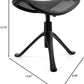 Footrest for Desk Adjustable Height 2-in-1 Function Rotatable Ergonomic Under Desk Footrest Ottoman Stool Rolling Leg Rest for Home Office (Black)
