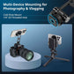 SMALLRIG Magnetic Metal Phone Mount with Cold Shoe Mount, Adjustable Rotatable Phone Tripod Holder Adapter for iPhone 17/16/15, Camera Monitoring, Tripods, Stabilizers - 5156